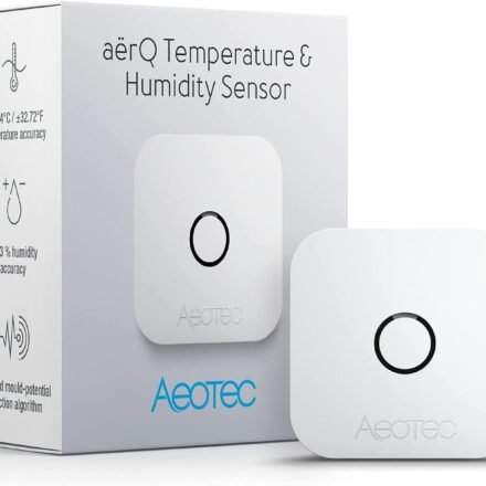 AEOTEC Aeotec aërQ Temperature & Humidity Sensor, Z-Wave Plus | AEOTEC | Temperature and Humidity Sensor | aërQ AEOEZWA039