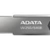 ADATA ADATA | USB Flash Drive | UV250 | 64 GB | USB 2.0 | Silver AUV250-64G-RBK
