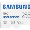 Samsung Samsung | PRO Endurance | MB-MJ256KA/EU | 256 GB | MicroSD Memory Card | Flash memory class U3, V30, Class 10 | SD adapter MB-MJ256KA/EU