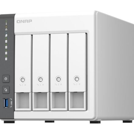 QNAP QNAP | 4 Bay ARM | TS-433-4G | Cortex-A55 | ARM 4-core | Processor frequency 2.0 GHz | 4 GB | On board (non-expandable) TS-433-4G