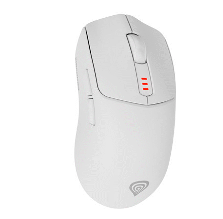 Genesis Genesis Zircon 500 | Wireless/Wired | Gaming Mouse | 2.4 GHz, Bluetooth, USB | White NMG-2114