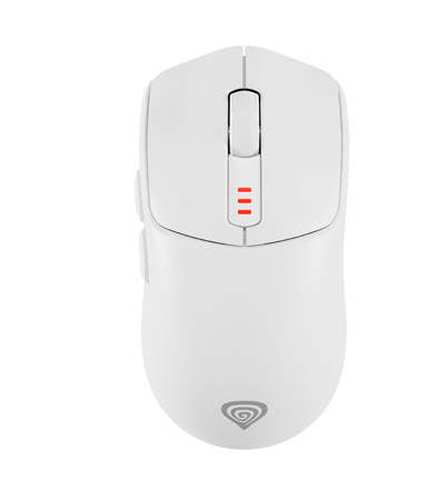 Genesis Genesis Zircon 500 | Wireless/Wired | Gaming Mouse | 2.4 GHz, Bluetooth, USB | White NMG-2114