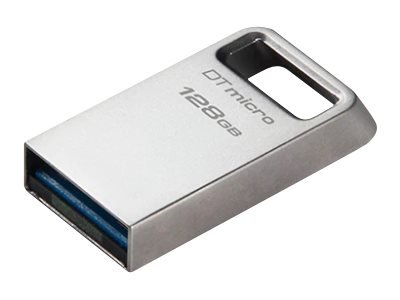 Kingston Kingston | USB 3.2 Flash Drive | DataTraveler micro | 128 GB | USB 3.2 | Silver DTMC3G2/128GB