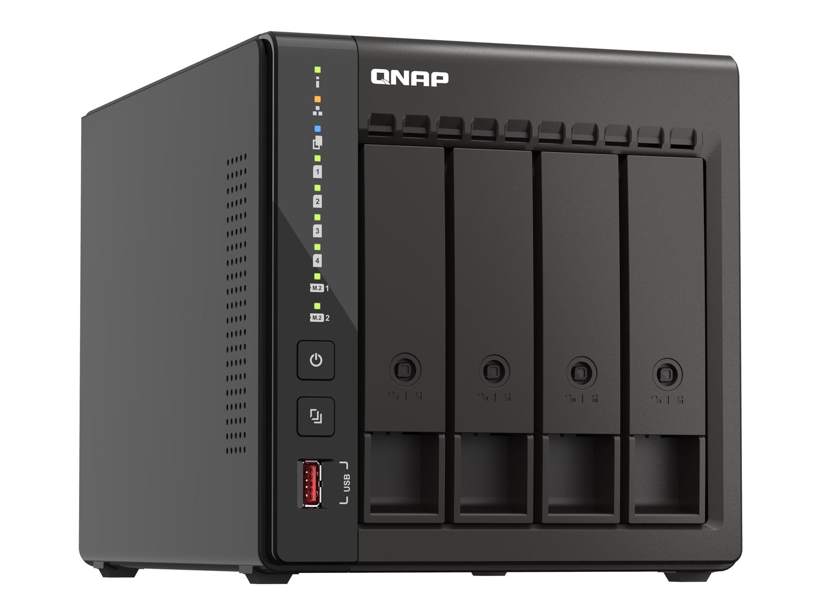 QNAP QNAP | 4-Bay desktop NAS | TS-453E-8G | Up to 4 HDD/SSD Hot-Swap | Intel Celeron | J6412 Quad-Core | Processor frequency 2.6 GHz | 8 GB TS-453E-8G
