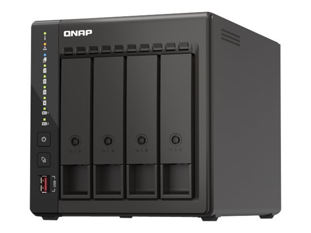QNAP QNAP | 4-Bay desktop NAS | TS-453E-8G | Up to 4 HDD/SSD Hot-Swap | Intel Celeron | J6412 Quad-Core | Processor frequency 2.6 GHz | 8 GB TS-453E-8G