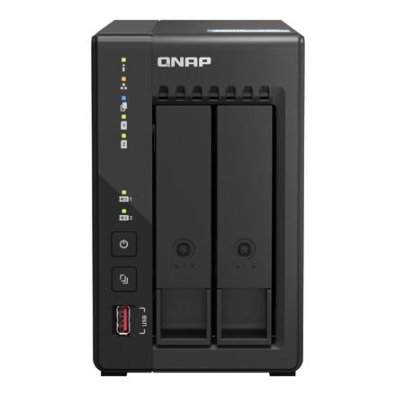 QNAP QNAP | 2-Bay desktop NAS | TS-253E-8G | Intel Celeron | J6412 4-core | Processor frequency 2.6 GHz | 8 GB TS-253E-8G