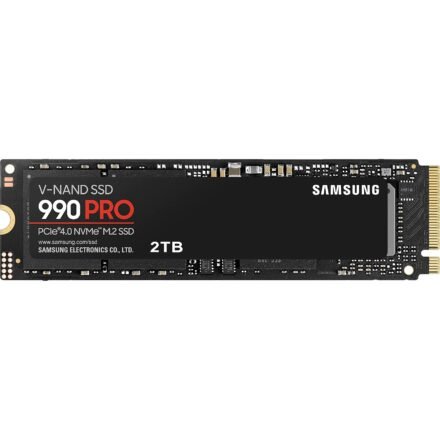 Samsung Samsung | 990 PRO | 2000 GB | SSD form factor M.2 2280 | Solid-state drive interface PCIe Gen4x4 | Read speed 7450 MB/s | Write speed 6900 MB/s MZ-V9P2T0BW