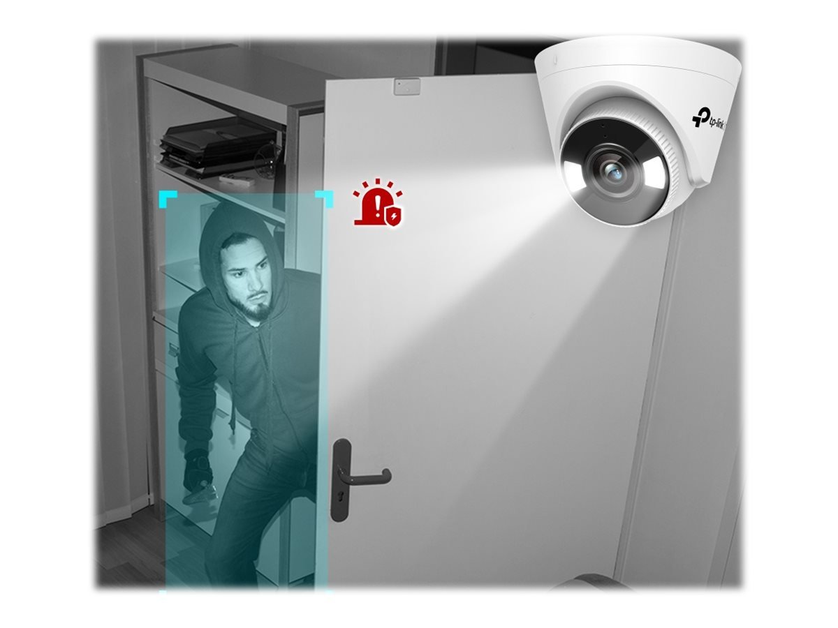 TP-LINK TP-LINK | VIGI 4MP Full-Color Wi-Fi Turret Network Camera | VIGI C440-W | Dome | 4 MP | 4 mm | H.265+/H.265/H.264+/H.264 | MicroSD VIGI C440-W(4mm)