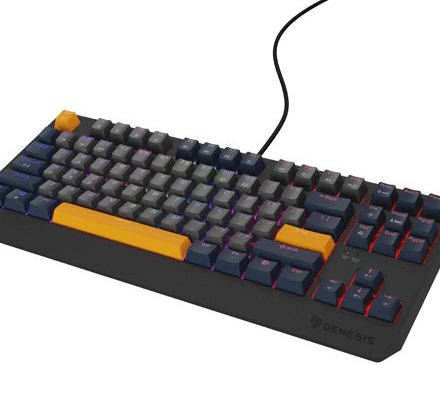 Genesis Genesis THOR 230 | Mechanical Gaming Keyboard | Wired | US | Naval Blue Negative | USB Type-A | Outemu Panda NKG-2164