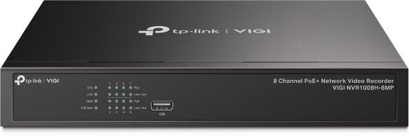 TP-LINK TP-LINK | PoE+ Network Video Recorder | VIGI NVR1008H-8MP | 1 | 8-Channel VIGI NVR1008H-8MP