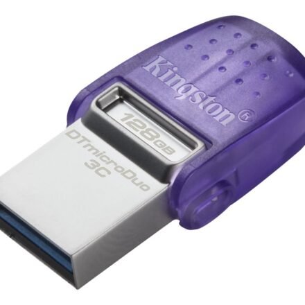 Kingston Kingston | DataTraveler | DT Micro Duo 3C | 128 GB | USB Type-C and Type-A | Purple DTDUO3CG3/128GB