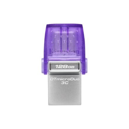 Kingston Kingston | DataTraveler | DT Micro Duo 3C | 128 GB | USB Type-C and Type-A | Purple DTDUO3CG3/128GB