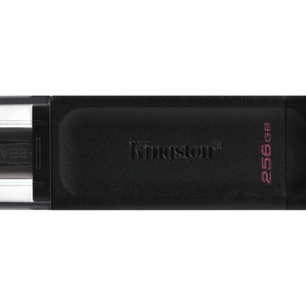 Kingston Kingston | USB Flash Drive | DataTraveler 70 | 256 GB | USB 3.2 Gen 1 Type-C | Black DT70/256GB