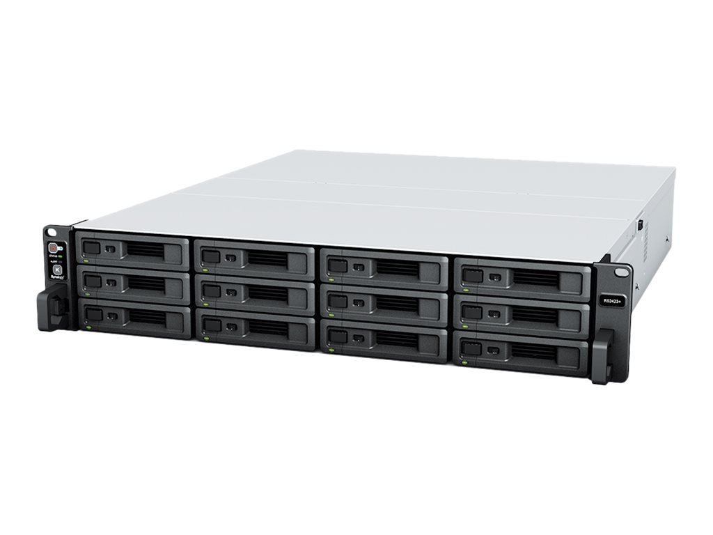 Synology Synology | RackStation | RS2423RP+ (redundant power) 12-bay | AMD Ryzen | V1780B | Processor frequency 3.6 GHz | 8 GB | DDR4 RS2423RP+
