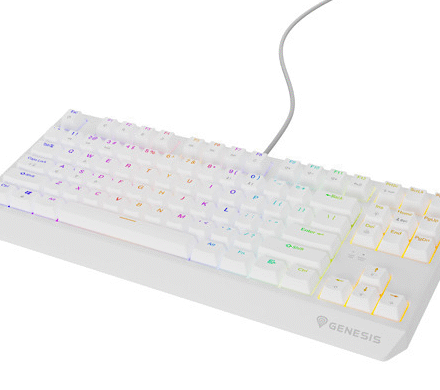 Genesis Genesis THOR 230 | Mechanical Gaming Keyboard | Wired | US | White | USB Type-A | Outemu Brown NKG-2080