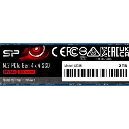 Silicon Power SILICON POWER SSD Power UD85 500GB M.2 | Silicon Power | SSD | UD85 | 1000 GB | SSD form factor M.2 2280 | Solid-state drive interface PCIe Gen4x4 | Read speed 3600 MB/s | Write speed 2400 MB/s SP500GBP44UD8505