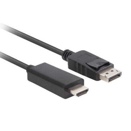 Lanberg Lanberg | DisplayPort to HDMI Cable | CA-DPHD-11CC-0010-BK | DisplayPort Male | HDMI Male | DP to HDMI | 1 m CA-DPHD-11CC-0010-BK