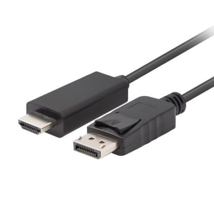 Lanberg Lanberg | DisplayPort to HDMI Cable | CA-DPHD-11CC-0050-BK | DisplayPort Male | HDMI Male | DP to HDMI | 3 m CA-DPHD-11CC-0050-BK