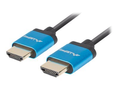 Lanberg Lanberg | HDMI Cable | 61150 | HDMI male (type A) | HDMI male (type A) | HDMI to HDMI | 1.8 m CA-HDMI-22CU-0018-BK