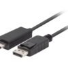Lanberg Lanberg | DisplayPort to HDMI Cable | CA-DPHD-11CC-0018-BK | DisplayPort Male | HDMI Male | DP to HDMI | 1.8 m CA-DPHD-11CC-0018-BK