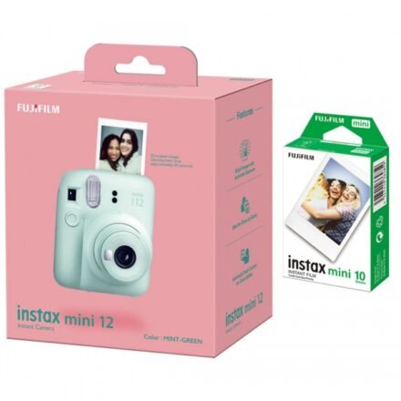 Fujifilm Fujifilm | Instax Mini 12 Camera + Instax Mini Glossy (10pl) | Mint Green | 800 4779051161669