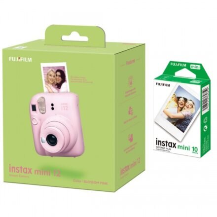 Fujifilm Fujifilm | Instax Mini 12 Camera + Instax Mini Glossy (10pl) | Blossom Pink | 800 4779051161645