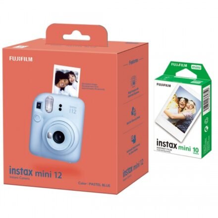 Fujifilm Fujifilm | Instax Mini 12 Camera + Instax Mini Glossy (10pl) | Pastel Blue | 800 4779051161652