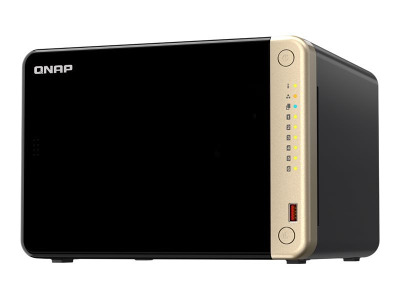 QNAP QNAP | 6-Bay desktop NAS | TS-664-8G | Intel Celeron | N5095 4-core | Processor frequency 2.9 GHz | 8 GB | DDR4 TS-664-8G
