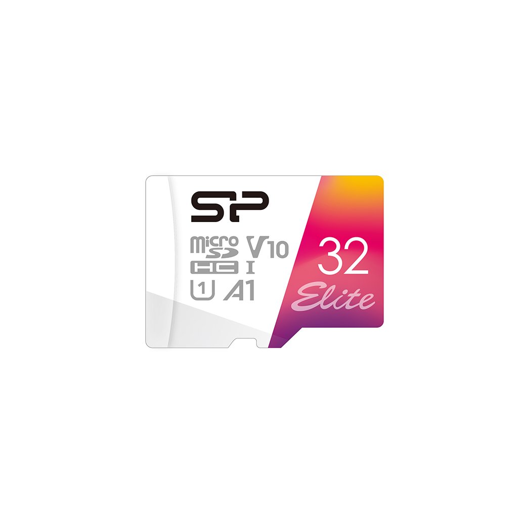 Silicon Power Silicon Power | microSDHC UHS-I Memory Card | Elite | 32 GB | microSDHC/SDXC | Flash memory class 10 SP032GBSTHBV1V20SP