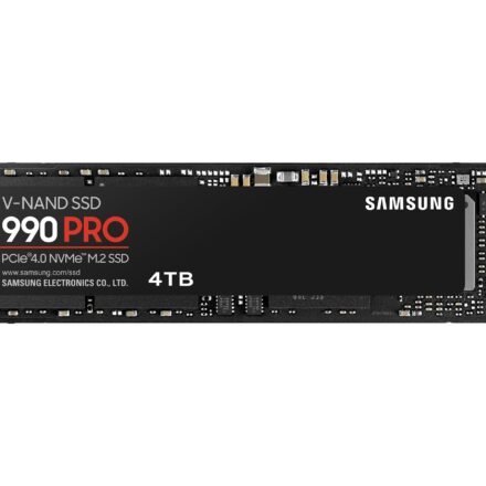 Samsung Samsung | 990 PRO | 4000 GB | SSD form factor M.2 2280 | Solid-state drive interface NVMe | Read speed 7450 MB/s | Write speed 6900 MB/s MZ-V9P4T0BW