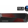 Samsung Samsung | 990 PRO with Heatsink | 4000 GB | SSD form factor M.2 2280 | Solid-state drive interface M.2 NVME | Read speed 7450 MB/s | Write speed 6900 MB/s MZ-V9P4T0CW