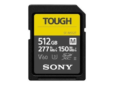 Sony Sony | UHS-II SDXC Memory Card | SF-M | 512 GB | SDXC | Flash memory class 10, U3, V60 SFM512T.SYM