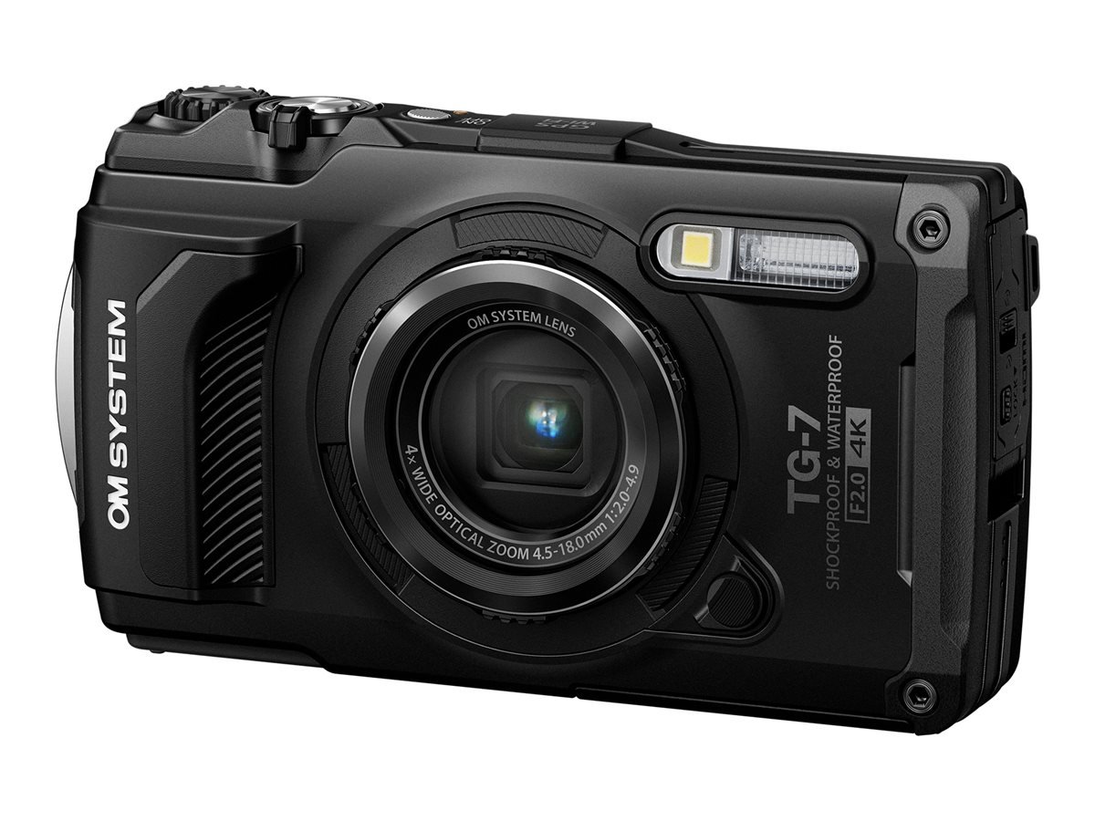 Olympus Olympus | Digital Camera | TG-7 | 12 MP | ISO sensitivity (max) 12800 | Display diagonal 3.0 " | Video recording | Wi-Fi | TTL iESP auto focus with contrast detection | 1/2.33'' CMOS | Black V110030BU000