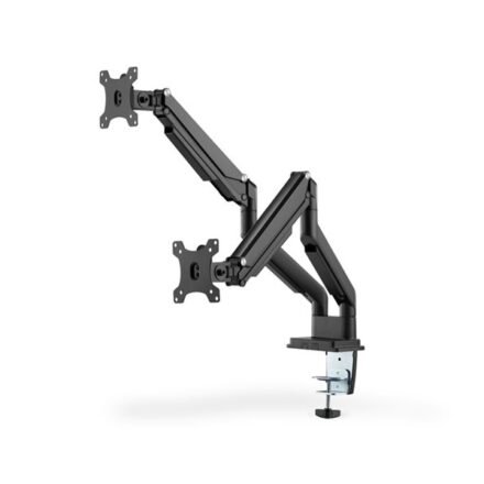Digitus Digitus | Desk Mount | Universal Dual Monitor Mount with Gas Spring and Clamp Mount | Swivel, height adjustment, rotate | Black DA-90395