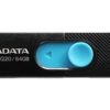 ADATA ADATA | USB Flash Drive | UV220 | 64 GB | USB 2.0 | Black/Blue AUV220-64G-RBKBL
