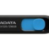 ADATA ADATA | USB Flash Drive | UV128 | 256 GB | USB 3.2 Gen1 | Black/Blue AUV128-256G-RBE