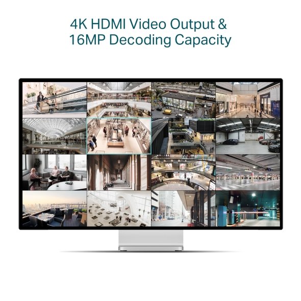 TP-LINK TP-LINK | PoE+ Network Video Recorder | VIGI NVR2016H-16MP | 2 | 16 Channel VIGI NVR2016H-16MP