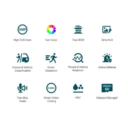 TP-LINK TP-LINK | Full-Color Network Camera | VIGI C350(6mm) | 36 month(s) | Bullet | 5 MP | 4mm/F1.6 | Power over Ethernet (PoE) | IP67 | H.265/H.264 | MicroSD Card, up to 256 GB VIGI C350(6mm)