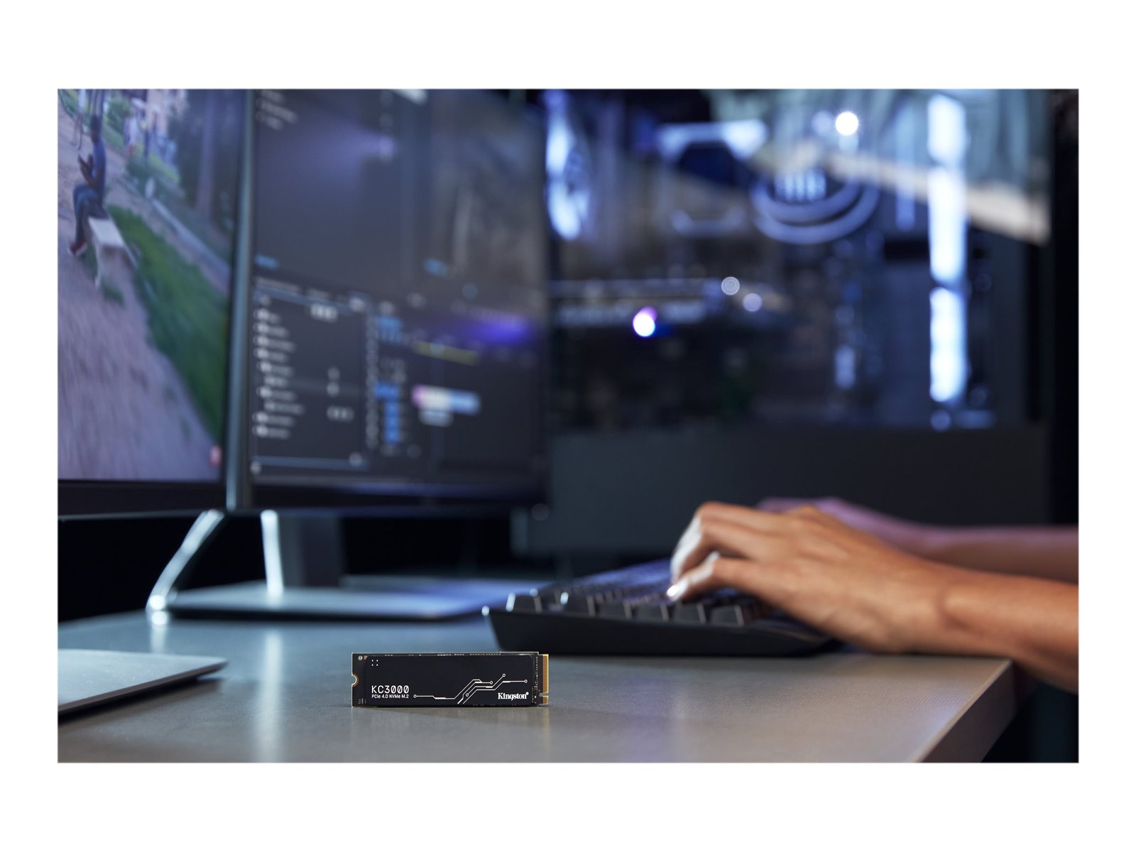 Kingston Kingston | SSD | KC3000 | 1024 GB | SSD form factor M.2 2280 | Solid-state drive interface PCIe 4.0 NVMe M.2 | Read speed 7000 MB/s | Write speed 6000 MB/s SKC3000S/1024G