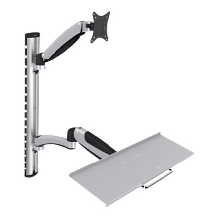 Digitus Digitus | Wall mount | Workstation | Adjustable Height, Tilt, Swivel | 27 " | Maximum weight (capacity) 6 kg | Silver DA-90354