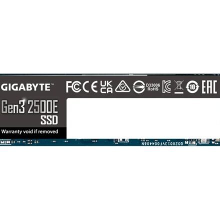 Gigabyte Gigabyte SSD | G325E500G | 500 GB | Solid-state drive interface PCIe 3.0x4, NVMe1.3 | Read speed 2300 MB/s | Write speed 1500 MB/s G325E500G