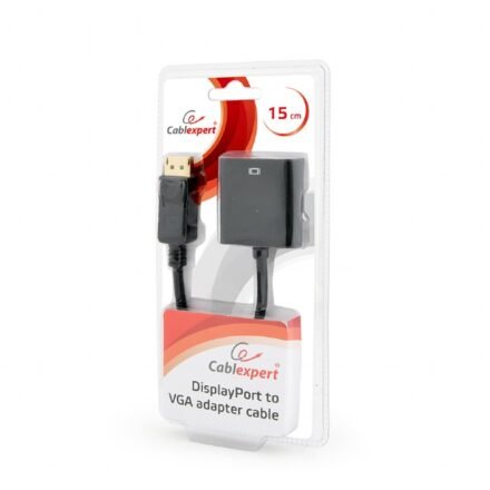 Cablexpert Cablexpert DisplayPort to VGA adapter cable, Black | Cablexpert AB-DPM-VGAF-02
