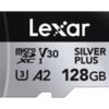 Lexar Lexar SILVER PLUS | 128 GB | microSDXC | Flash memory class 10 LMSSIPL128G-BNANG