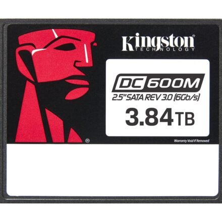Kingston Kingston DC600M | 3840 GB | SSD form factor 2.5" | Solid-state drive interface SATA Rev. 3.0 | Read speed 560 MB/s | Write speed 530 MB/s SEDC600M/3840G