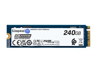Kingston Kingston SSD | DC2000B | 240 GB | SSD form factor M.2 2280 | Solid-state drive interface PCIe NVMe Gen 4.0 (x4) | Read speed 4500 MB/s | Write speed 400 MB/s SEDC2000BM8/240G