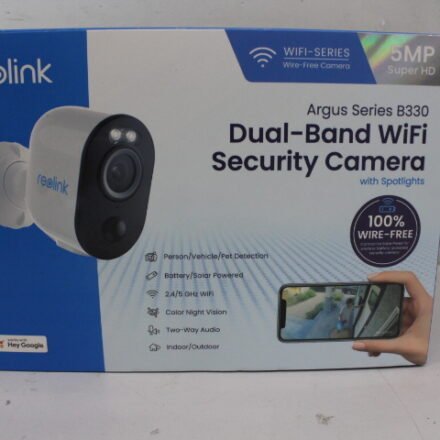 Reolink SALE OUT. Reolink Argus Series B330 Smart 5MP Wire-Free Camera with Motion Spotlight, White | Reolink | Smart Wire-Free Camera with Motion Spotlight | Argus Series B330 | 24 month(s) | Bullet | 5 MP | Fixed | IP65 | H.265 | Micro SD, Max. 128GB | REFURBISHED BWC2K02SO