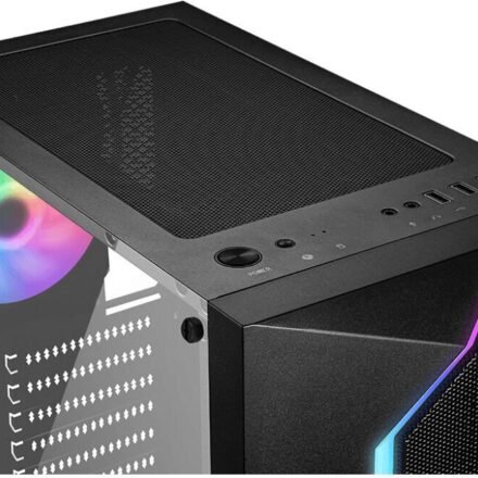 MSI MSI | PC Case | MAG VAMPIRIC 100R | Side window | Black | ATX, Micro-ATX, Mini-ITX | Power supply included No | Standard ATX, max up to 270mm (without 3.5'' HDD case installed) MAG VAMPIRIC 100R