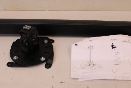 EDBAK SALE OUT. EDBAK PMV300 Universal Projector Ceiling Mount | EDBAK | Projector Ceiling mount | PMV300 | Horizontal adjustment | Maximum weight (capacity) 30 kg | DAMAGED PACKAGING, USED, SCRATCHED, MISSING SREWS | Black PMV300SO