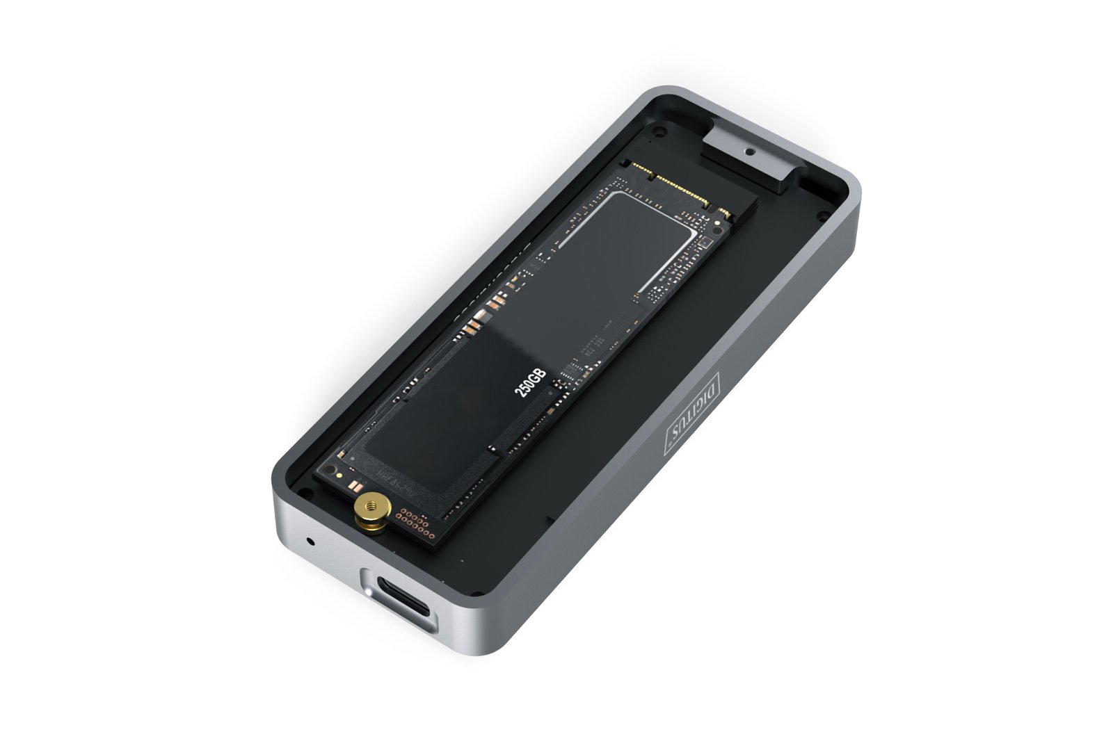 Digitus Digitus USB M.2 hard disk enclosure, SSD, external, NVMe, 20Gbps, USB 3.2 Gen2x2 | DA-71157 DA-71157