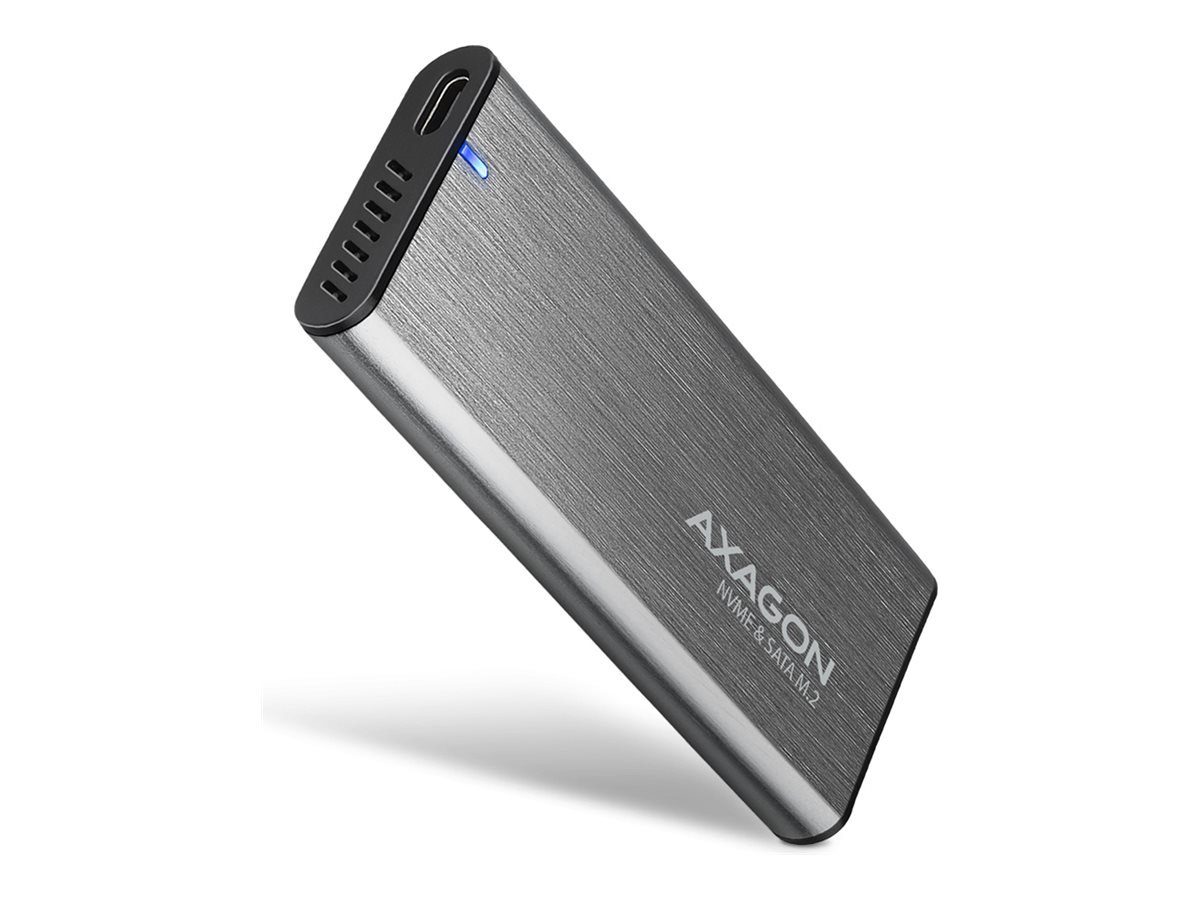 AXAGON AXAGON External USB-C 3.2 Gen 2 metal box for M.2 NVMe & SATA SSD disks | EEM2-SG2 EEM2-SG2